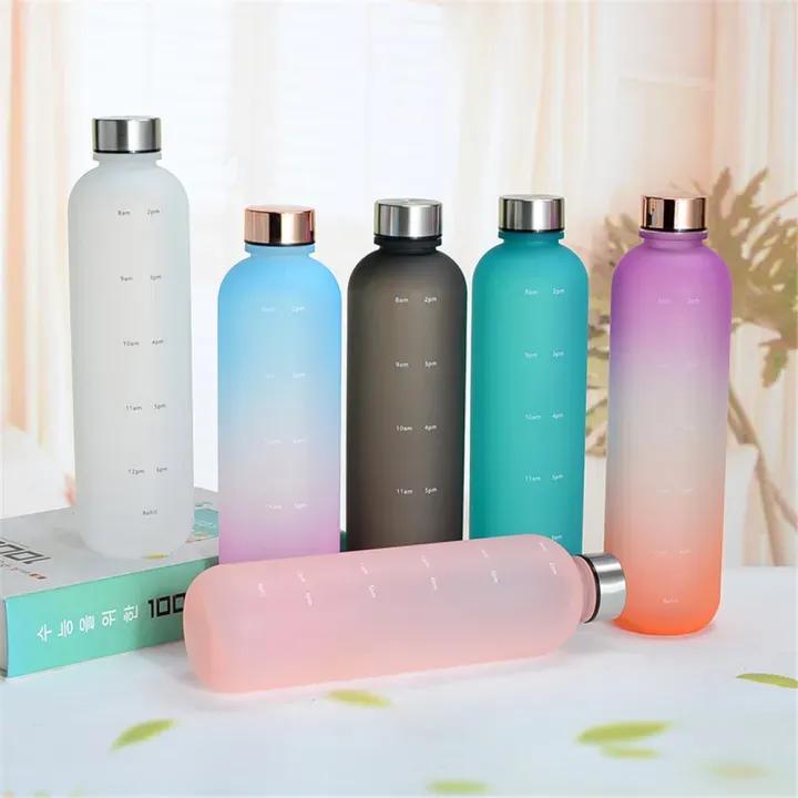 Multicolor 1000ml Insulated Water Bottles Set of 3