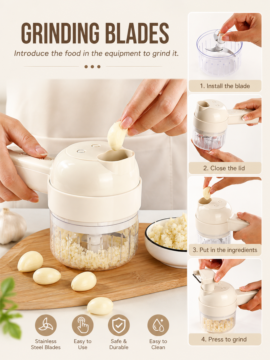 Electric Food Chopper