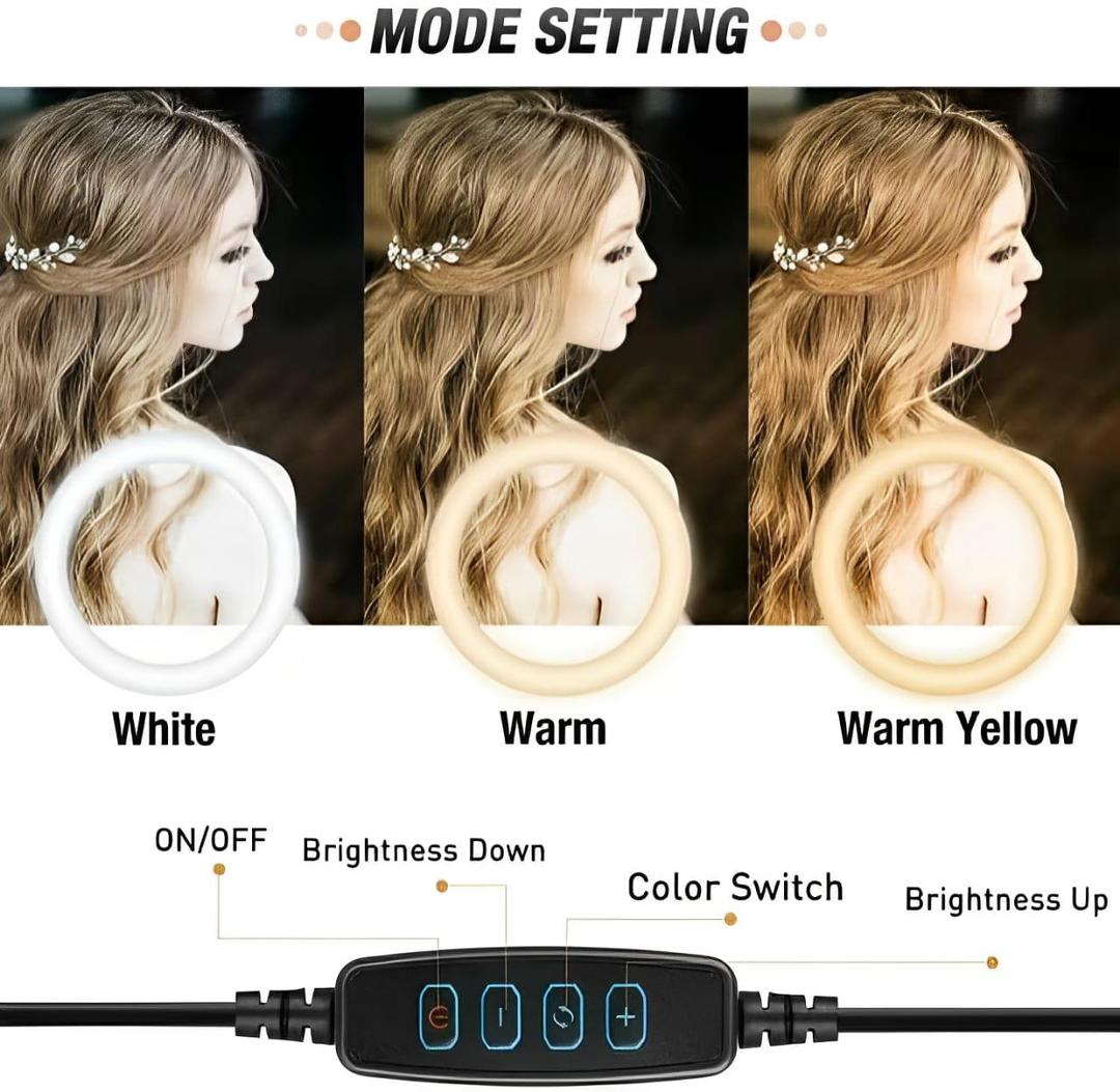 Ring Light With Phone Holder
