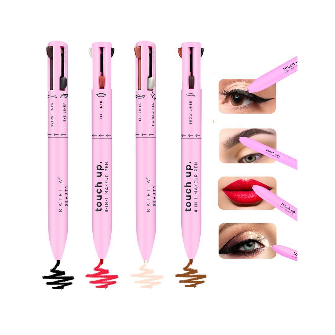 4-in-1 Makeup Pen with 3 Shades & Brush