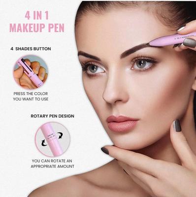 4-in-1 Makeup Pen with 3 Shades & Brush