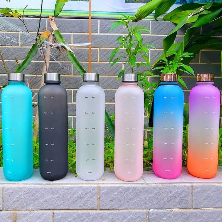 Multicolor 1000ml Insulated Water Bottles Set of 3