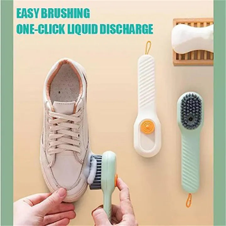 Multifunctional Fabric Brush with Soap Dispenser