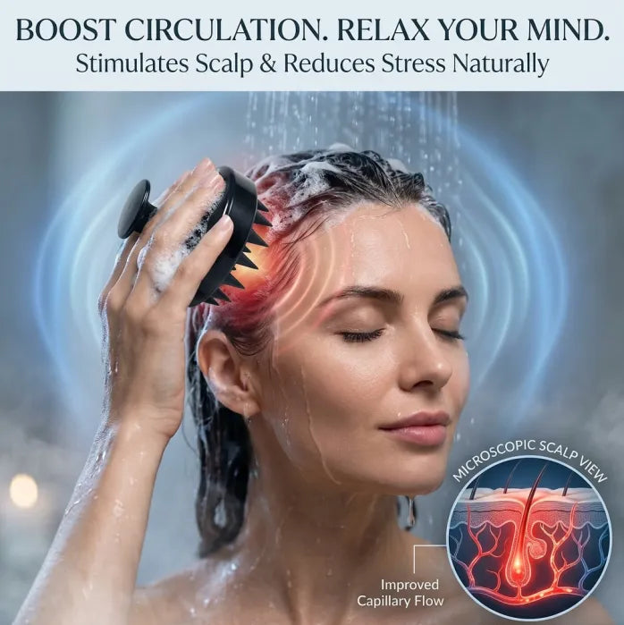 Soft Silicone Shampoo Brush