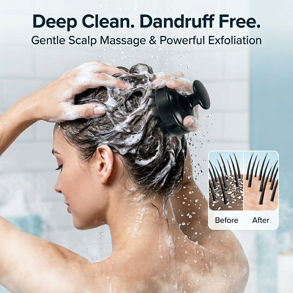 Soft Silicone Shampoo Brush