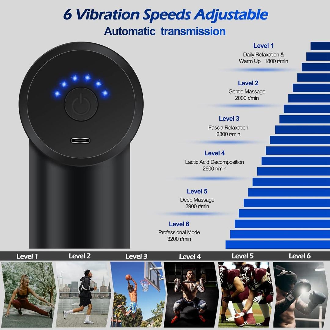 Massager machine body Vibrator Body Massager Gun for Pain