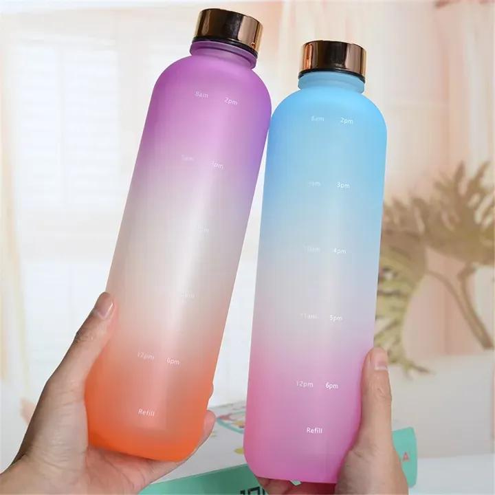 Multicolor 1000ml Insulated Water Bottles Set of 3