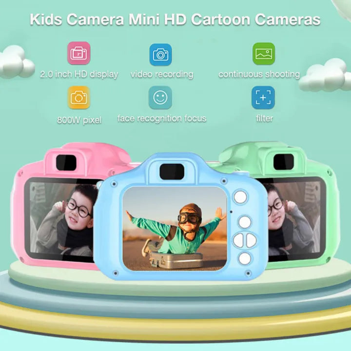Mini Camera  Kids Camera Toys for Fun with HD Digital Video and Photography Camera