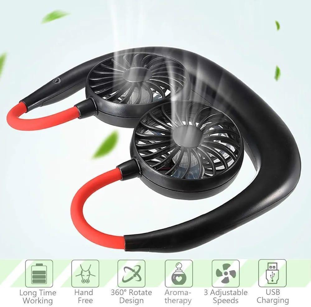 Portable Neck Fan for Hot Weather Cooling