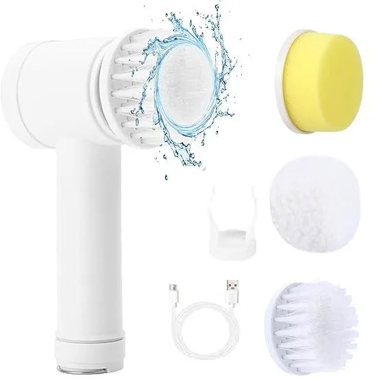 Electric Dust Cleaning Brush White Multi-Function