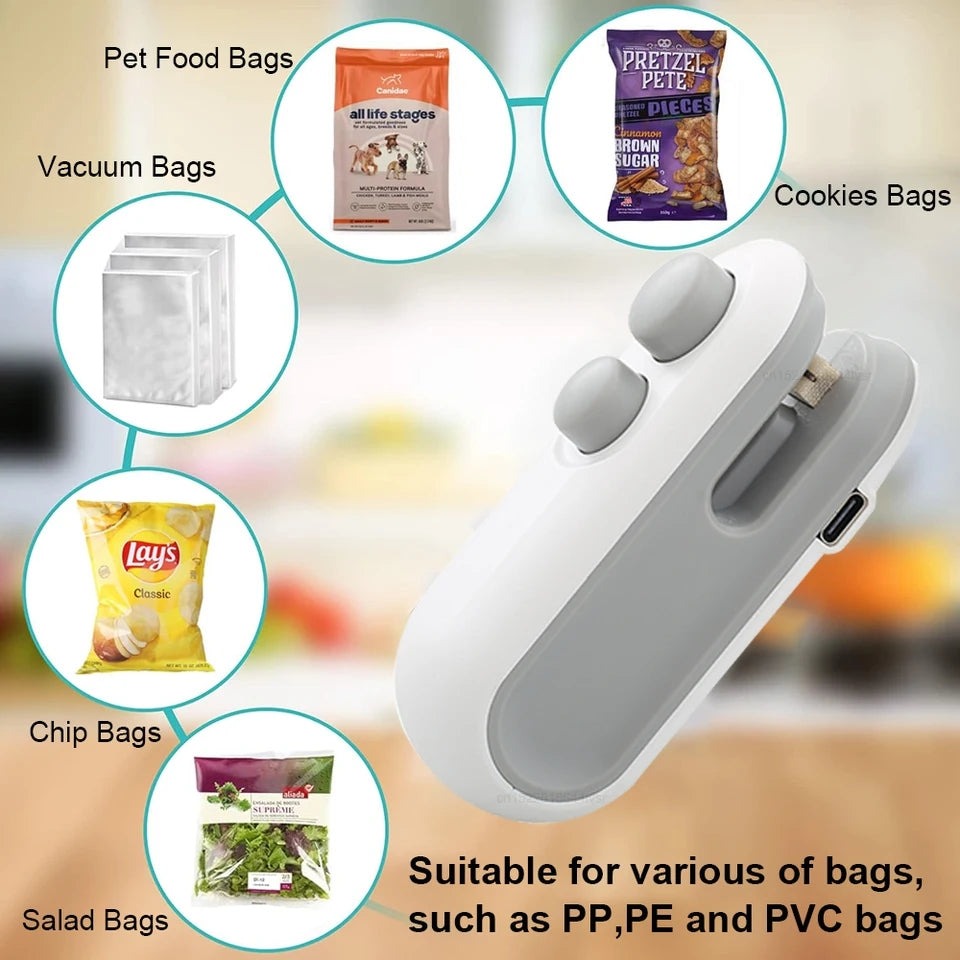 Portable 2 in 1 Bag Sealer